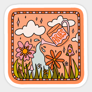 Aries Garden Sticker